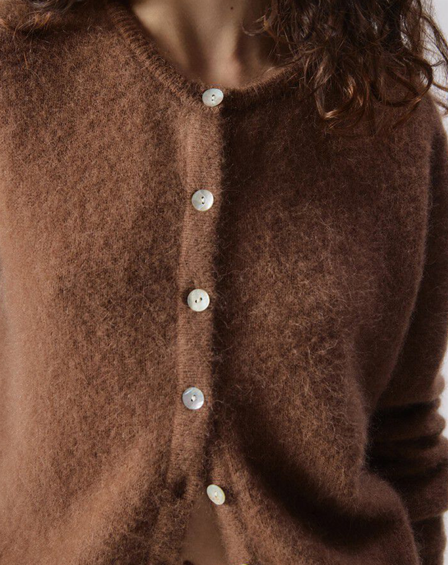 American Vintage - Vitow Cardigan - Chocolat Chine